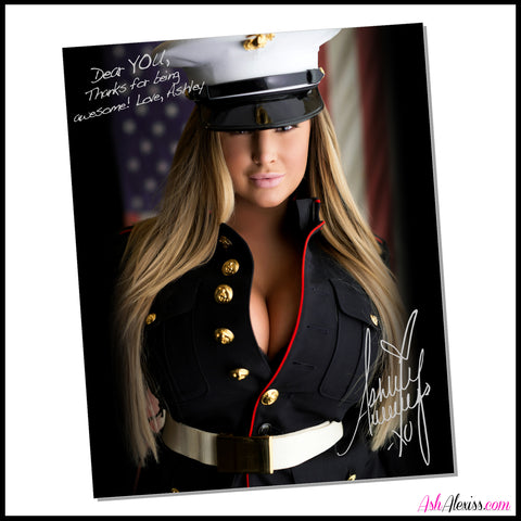 Autographed Military Print #002